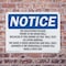Signmission No Soliciting Please There Is No Door Bell OSHA Notice Sign, Plastic, 10in W x 7in L, 2PK OS-2PACK-NS-P-710-L-14836 - alternate 5